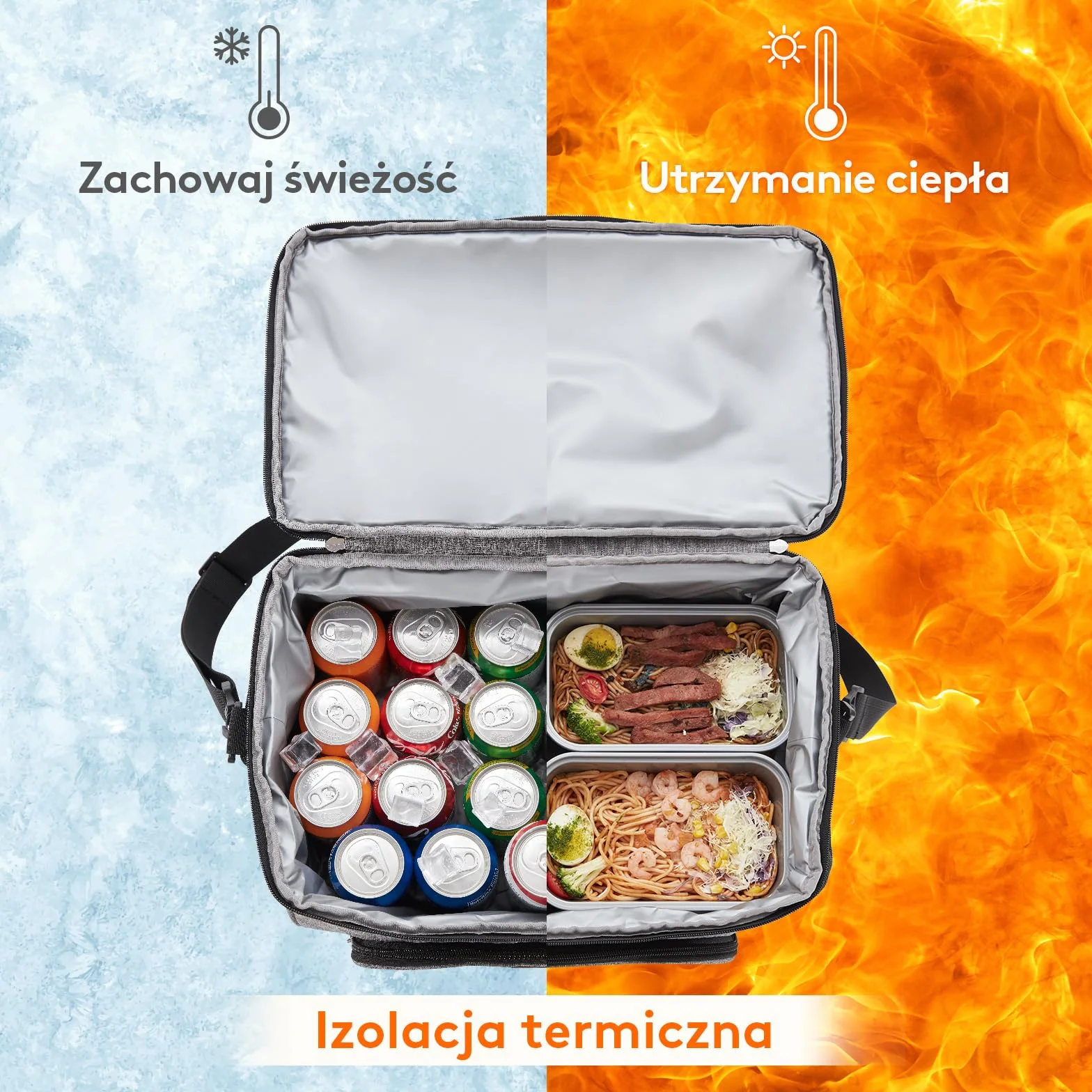 Lifewit izolowana torba na lodówkę