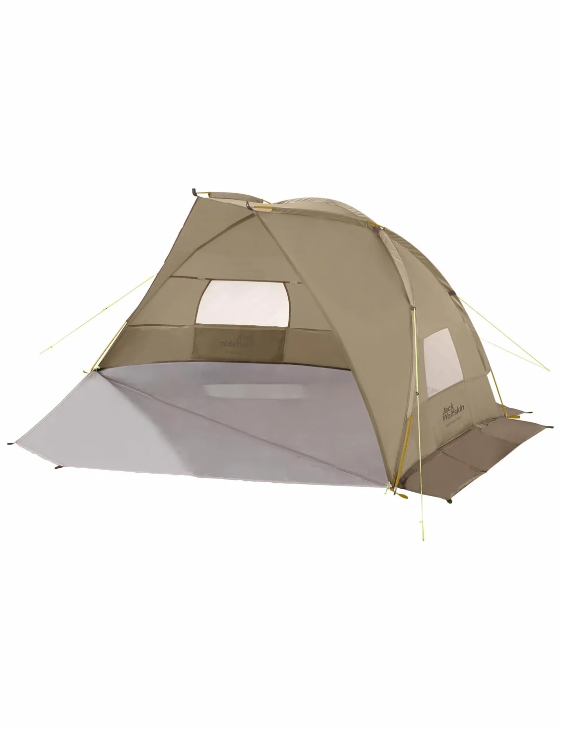 Jack Wolfskin Unisex – Beach Shelter III namiot plażowy dla dorosłych, biały pieprz, jeden rozmiar