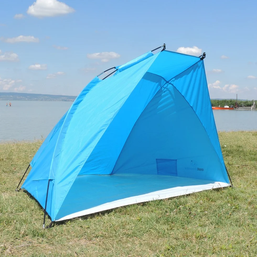 Outdoorer 609613612329 Helios Namiot Plażowym, UV 80, Niebieski