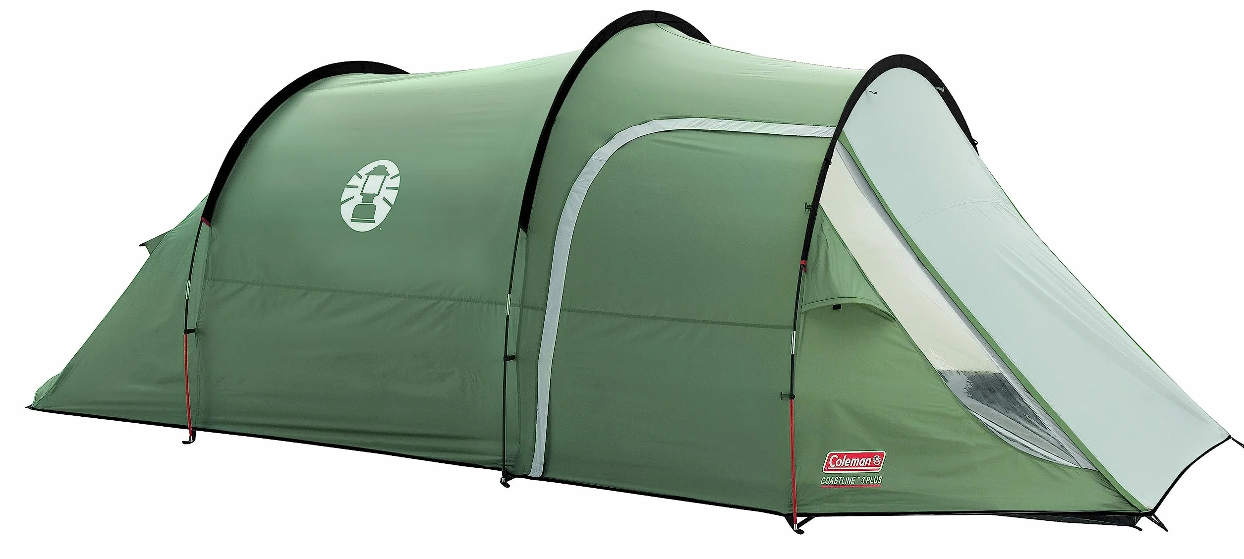 Coleman Coastline 2/3 Plus, namiot 2/3 osobowy, namiot tunelowy, namiot kempingowy, lekki namiot trekkingowy z przedsionkiem, wodoszczelny WS 3000 mm