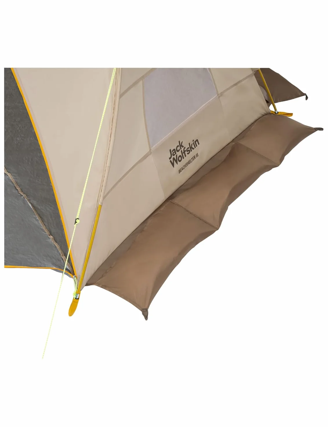 Jack Wolfskin Unisex – Beach Shelter III namiot plażowy dla dorosłych, biały pieprz, jeden rozmiar