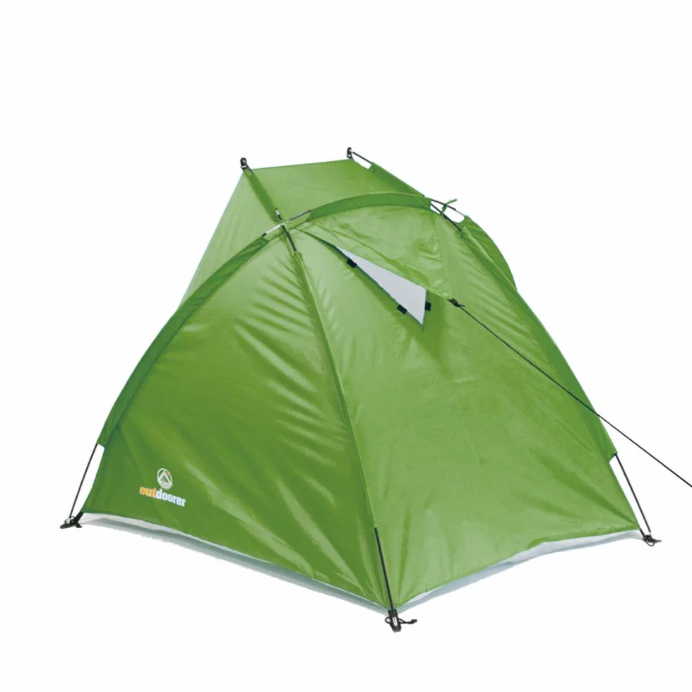 outdoorer Helios Air namiot plażowy z ochroną UV 80 i zamykanym oknem, do podróży (zielony)