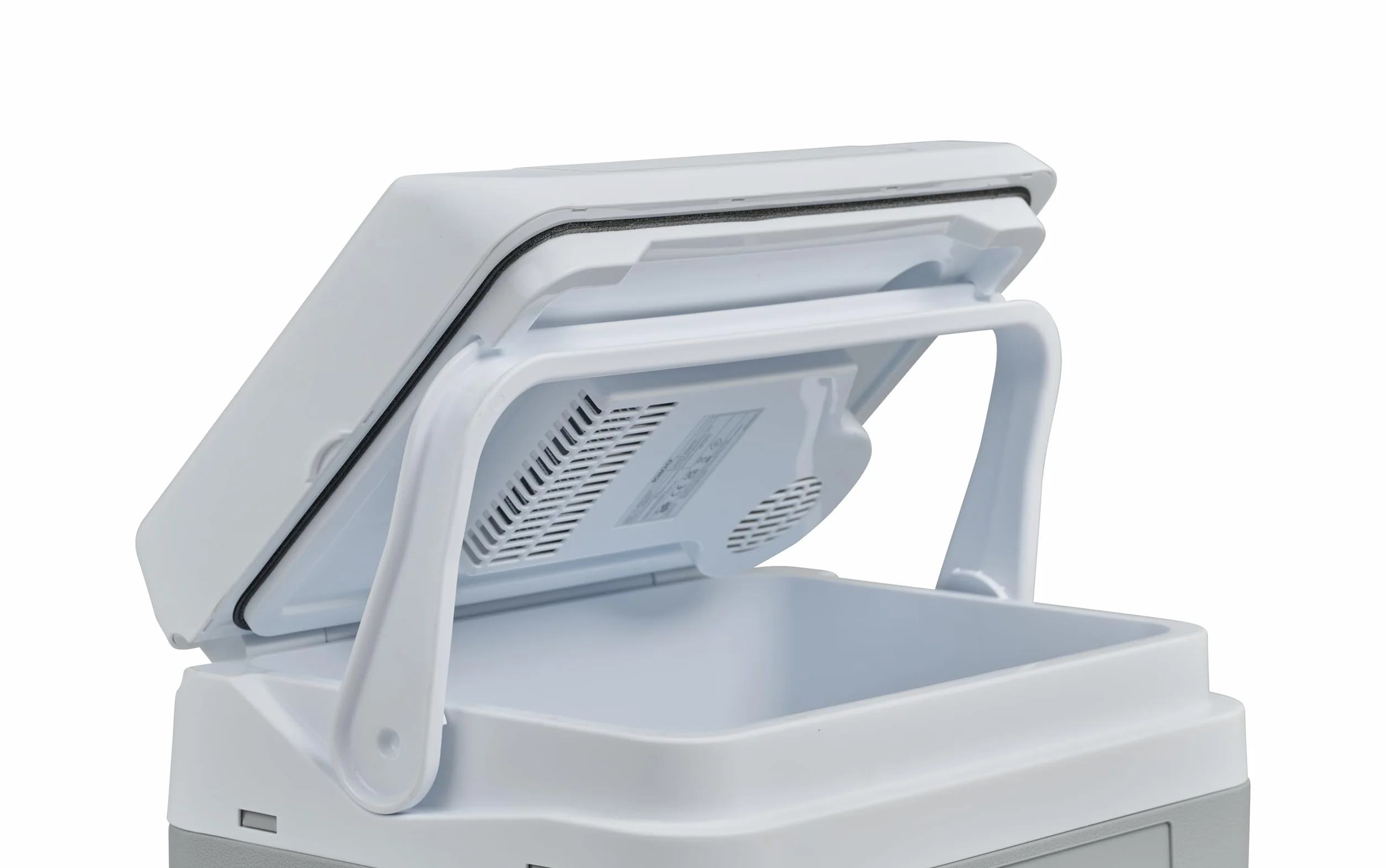 IGLOO IE24DC elektryczna lodówka turystyczna 12V, 24L – kompaktowa lodówka samochodowa na kemping, wakacje, łódź i festiwale, lekka i przenośna, z praktycznym schowkiem na kabel
