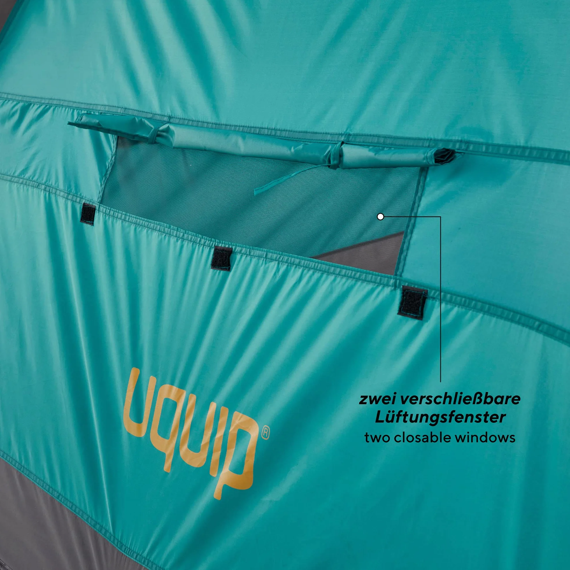 Uquip Buzzy Namiot plażowy XL, z ochroną przed promieniami słonecznymi UV 50+, ochroną przed wiatrem