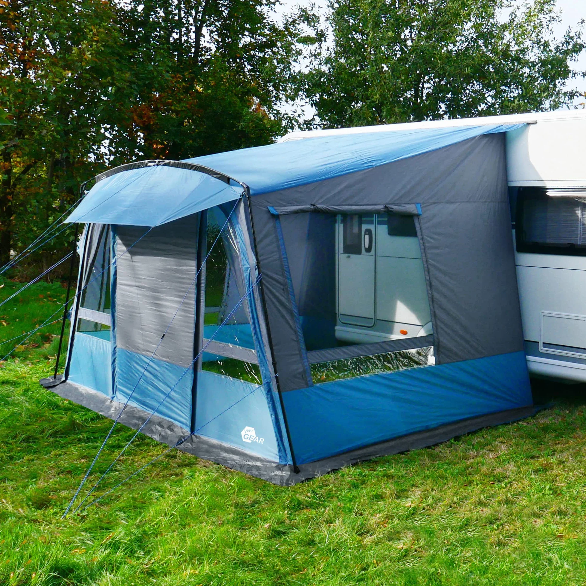 your GEAR Malibu 350 namiot przedsionkowy do przyczep kempingowych, wodoszczelny namiot podróżny