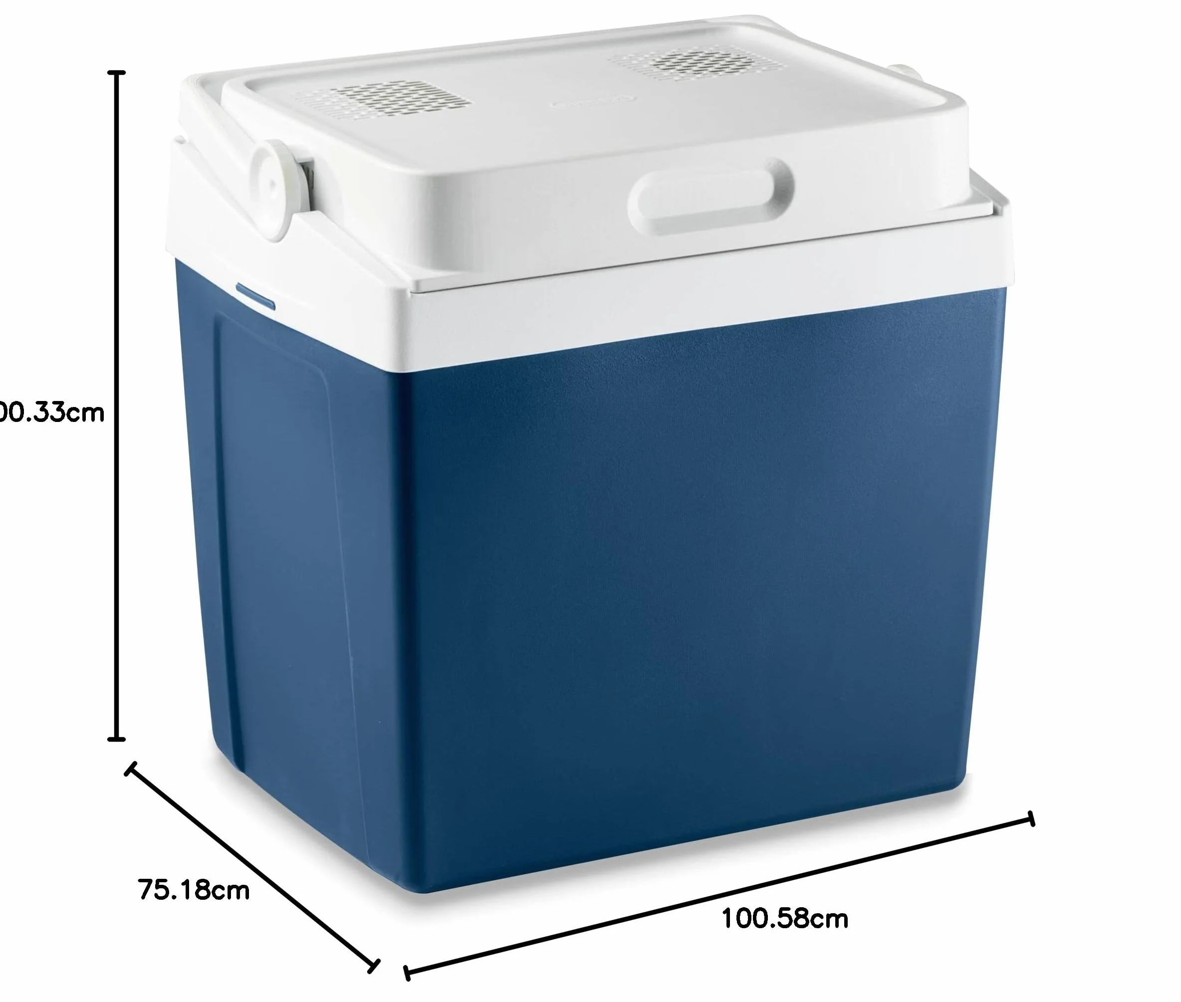 Mobicool Mv26 Dc Electric Cool Box Elektryczny, Przenośny, Niebieski, Pojemność 25 L, Przyłącze Zapalniczki 12 V, Chłodzenie do 17 °C Poniżej Temperatury Pokojowej