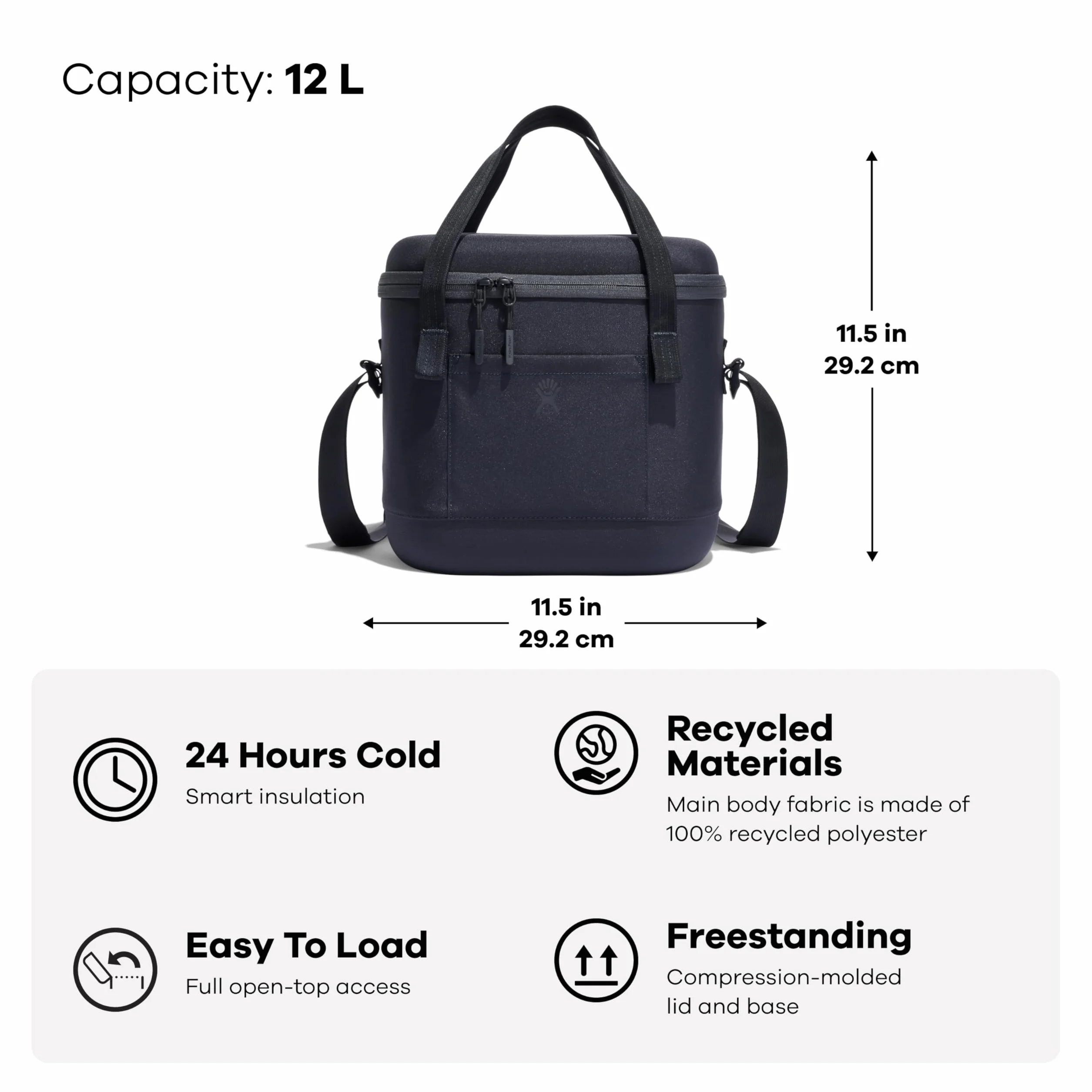 Hydro Flask 12 l Carry Out Soft Cooler czarny