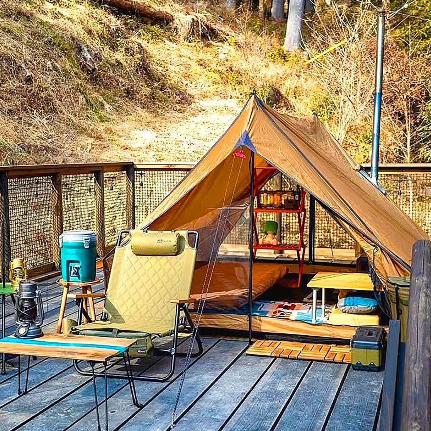 POMOLY CHALET 70 Pro, przenośny namiot kabinowy z podnośnikiem kuchennym i dwoma drążkami namiotowymi dla 1-2 osób, na wędrówki, polowanie, wędrówki z plecakiem | 2024