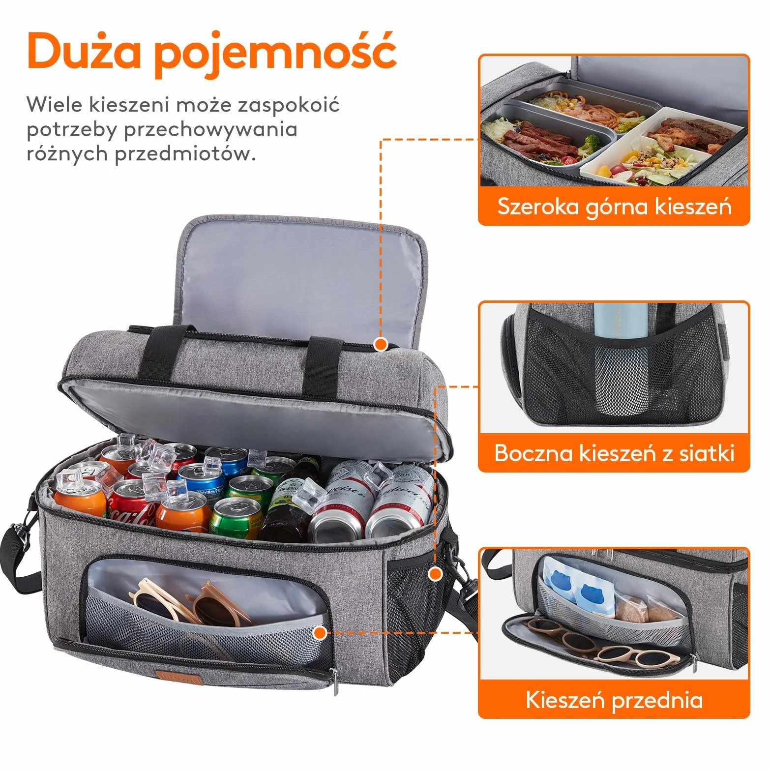 Lifewit izolowana torba na lodówkę