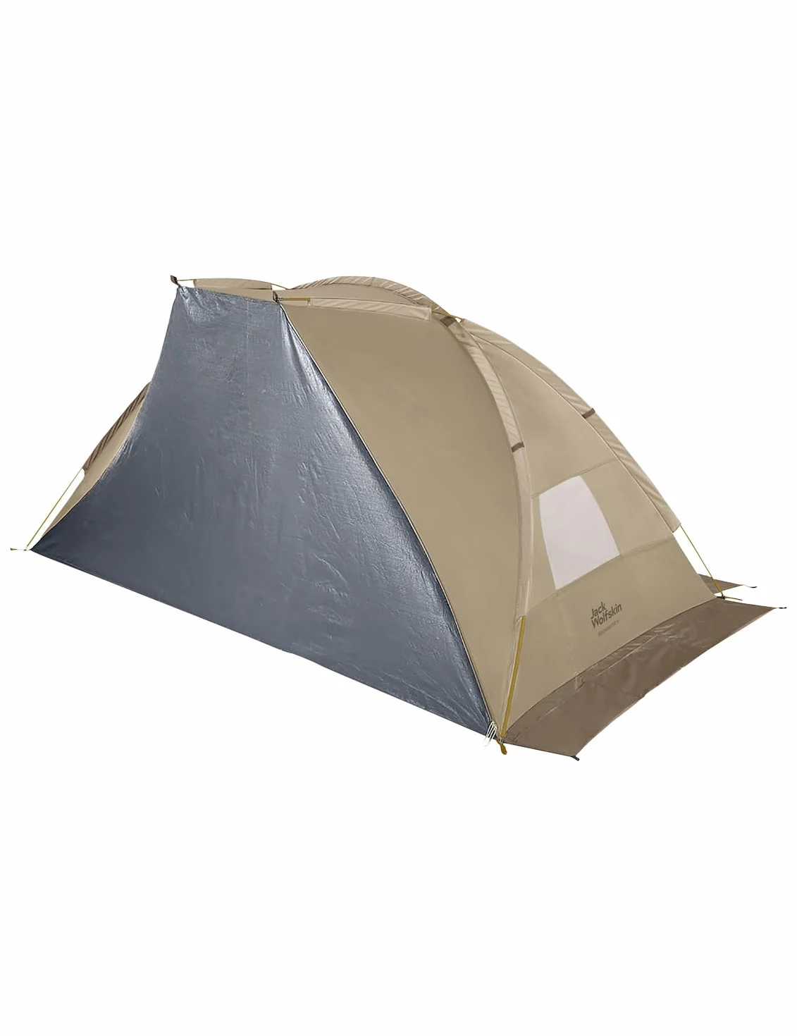 Jack Wolfskin Unisex – Beach Shelter III namiot plażowy dla dorosłych, biały pieprz, jeden rozmiar