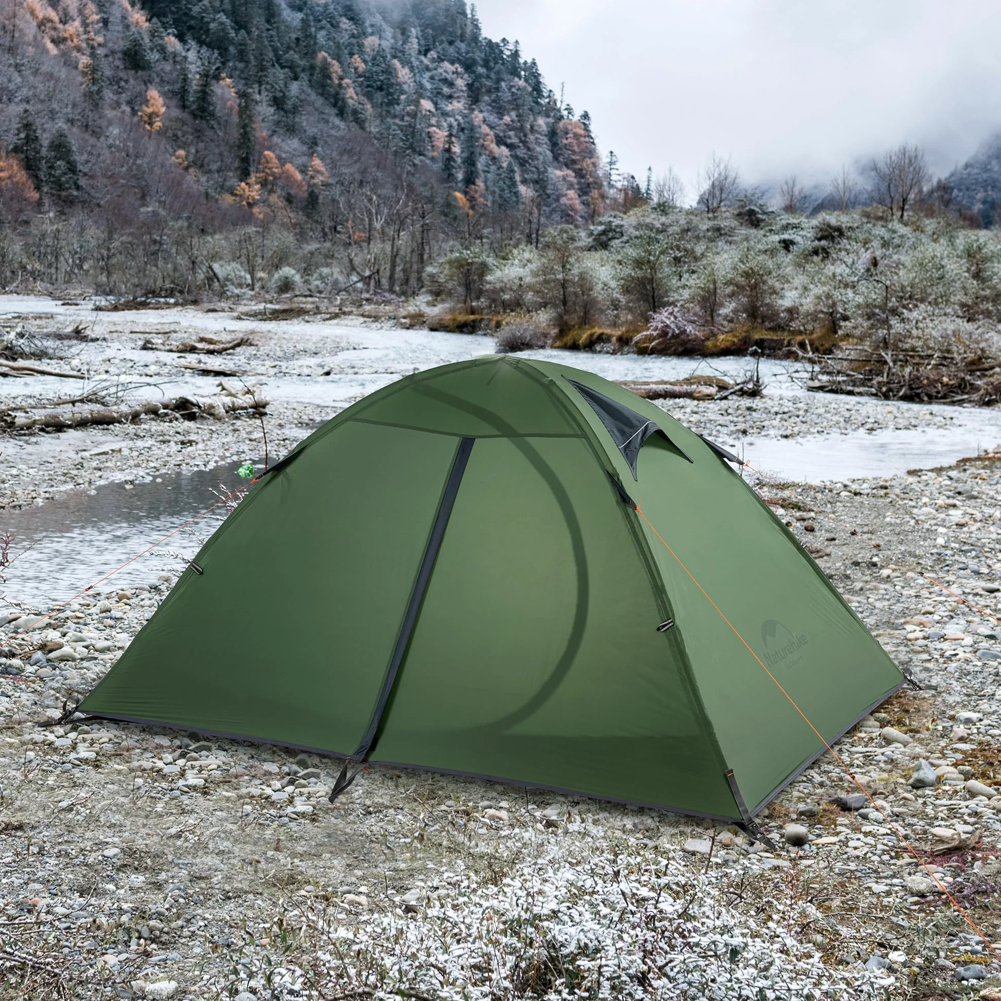 Naturehike Ultralekki Namiot 2 Osobowy Namiot Kempingowy Wodoodporny i Wiatroszczelny Namiot Kopułowy do Trekkingu na Zewnątrz