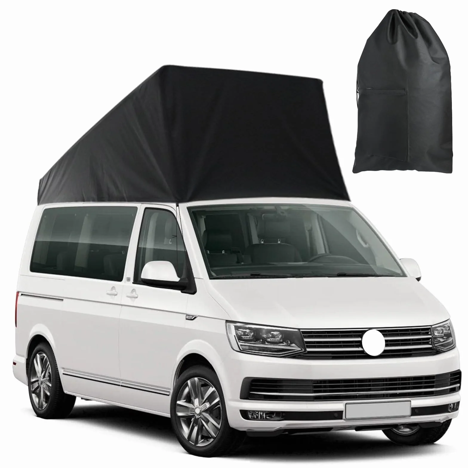 Pop-Top ochrona dachu, zamiennik do VW T5 T6, ochrona przed warunkami atmosferycznymi, namiot dachowy do rozkładanego dachu do spania, na kemping, nie nadaje się do dachów wyposażonych