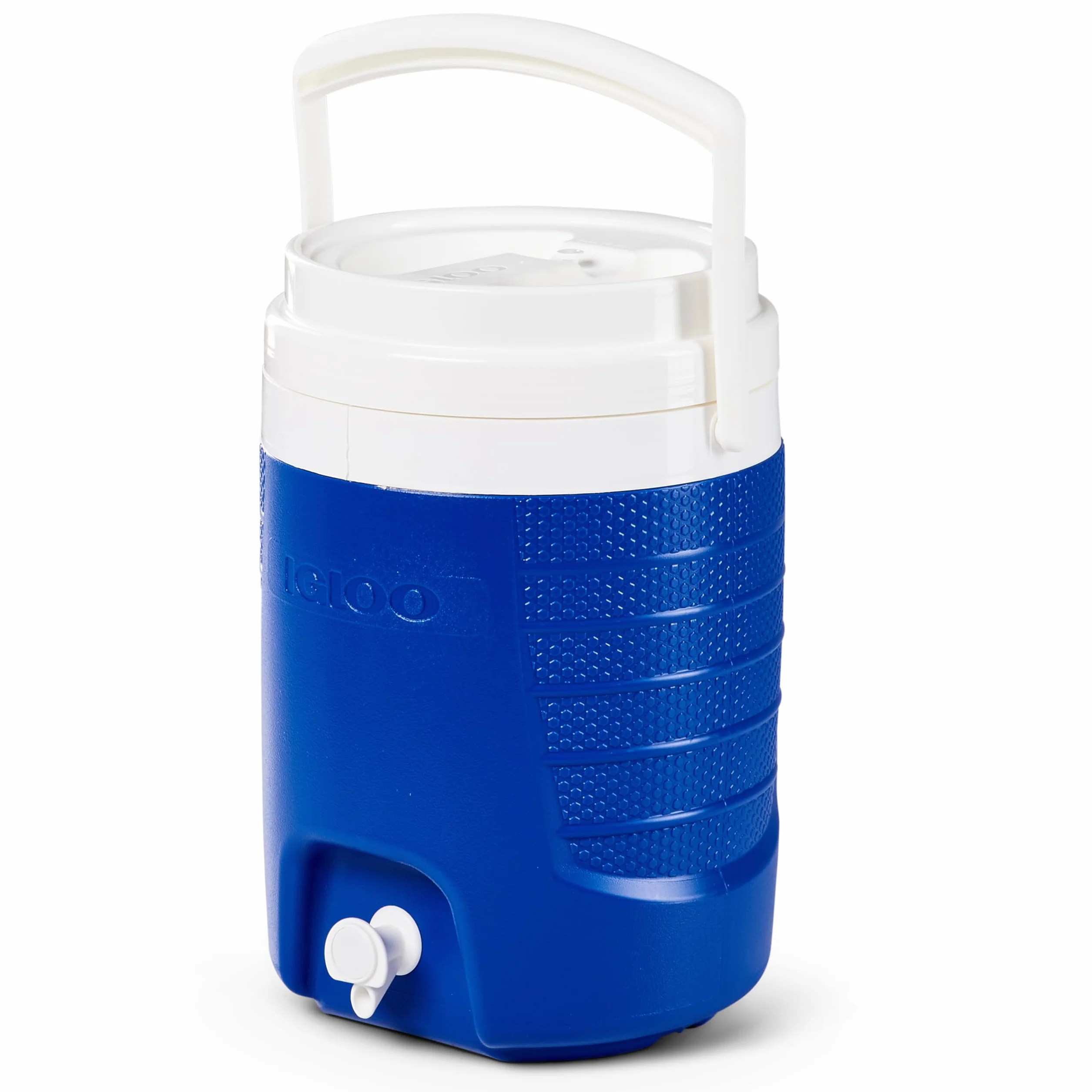 IGLOO Sport dozownik napojów 2 Gallon 7,6 L – Izolowany pojemnik chłodzący na sport, kemping & outdoor – Wytrzymały zbiornik z kranikiem, Majestic Blue, łatwy w czyszczeniu