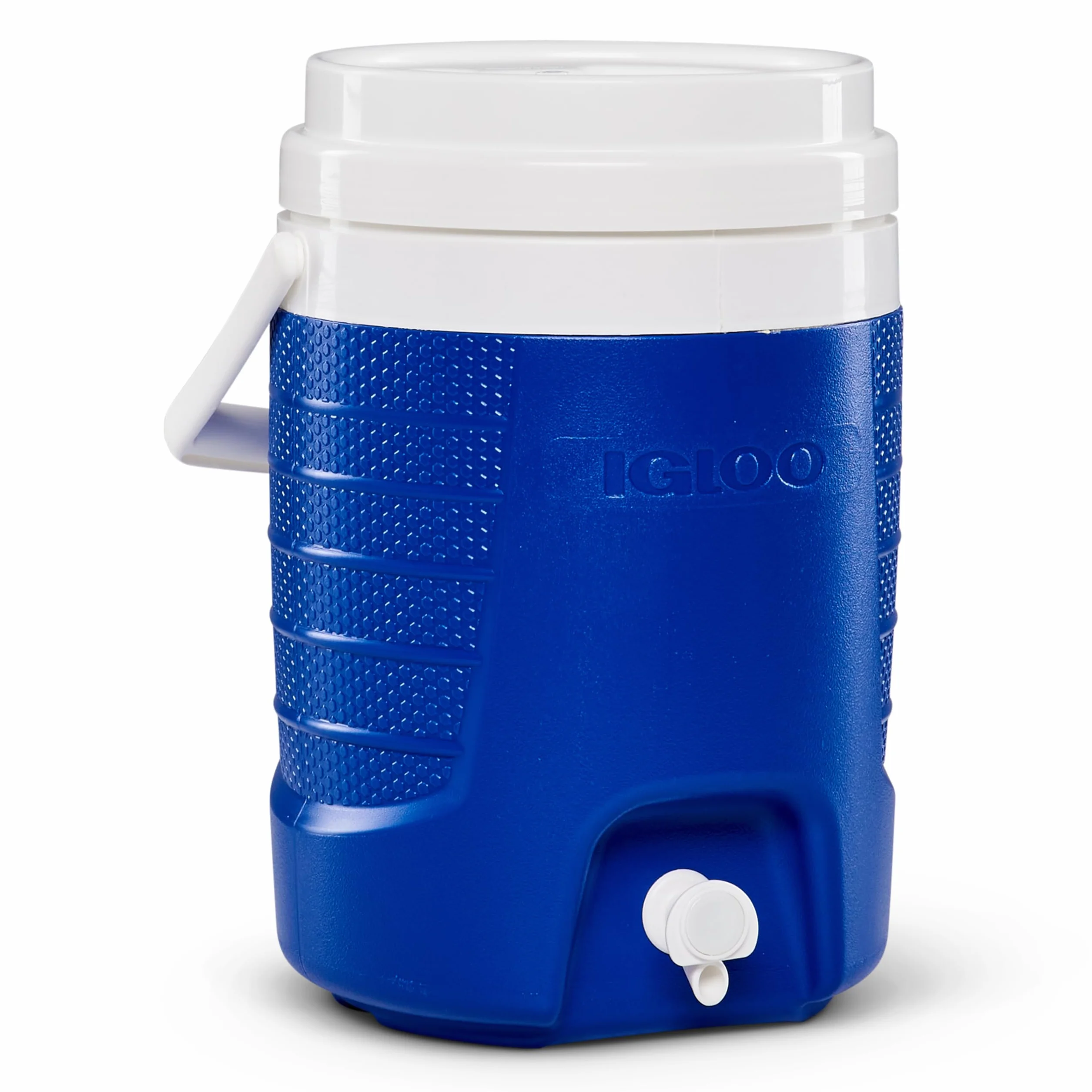 IGLOO Sport dozownik napojów 2 Gallon 7,6 L – Izolowany pojemnik chłodzący na sport, kemping & outdoor – Wytrzymały zbiornik z kranikiem, Majestic Blue, łatwy w czyszczeniu