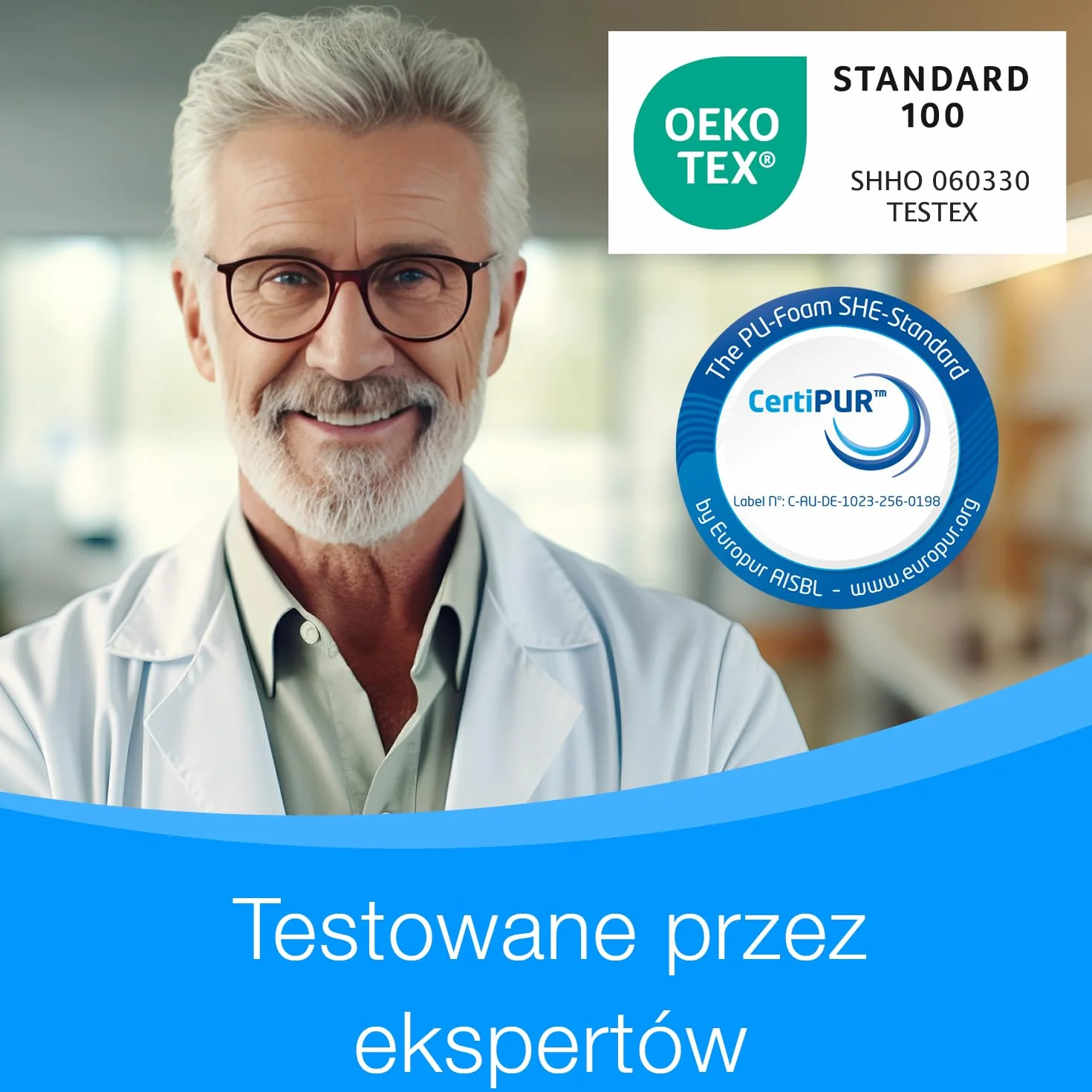 ELONEO Materac Składany - 3-Częściowy Materac Turystyczny dla Osoby Dorosłej, Pianka o Grubości 15 cm, Nadaje Się do Prania, Jednoosobowy (Szary, 90 x 200 x 15 cm)